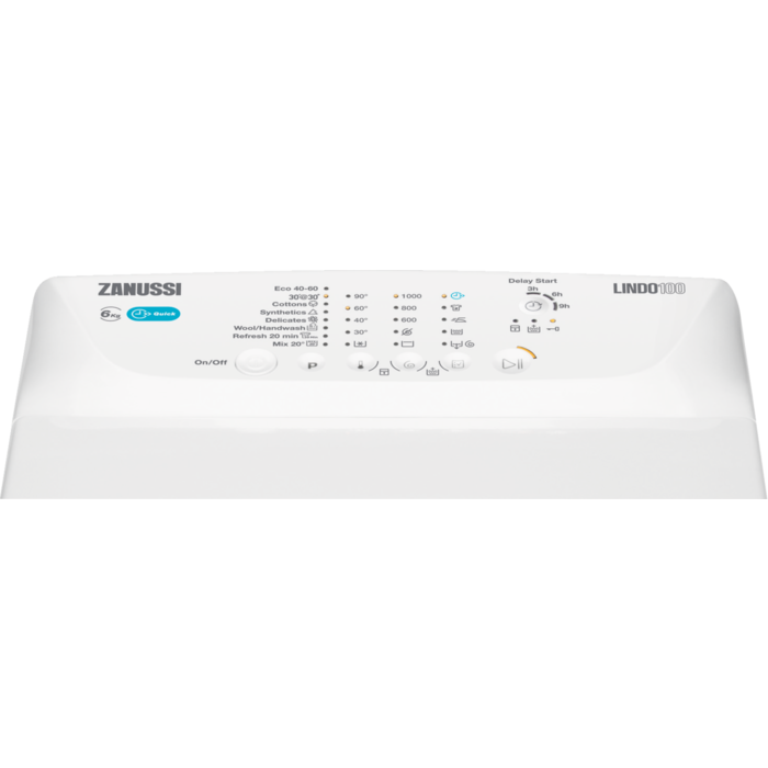 Zanussi - Πλυντήριο ρούχων άνω φόρτωσης - ZWY61024CI
