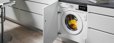 laundry in a washing machine